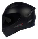 Capacete ASX City Solid Fosco Preto Grafite Tamanho 62 XL