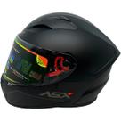 Capacete asx city solid fosco preto/grafite