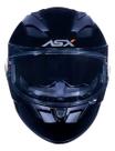 Capacete asx city sv solid preto brilho grafite 60/l