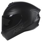 Capacete Asx Draken Solid Preto Fosco Esportivo Moto Unissex Capacete Asx Draken Solid Preto Fosco Esportivo Moto Unissex