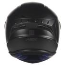 Capacete ASX Draken Solid Preto Fosco Masculino e Feminino