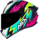 Capacete Asx Draken Thunder Preto / Rosa / Tiffany Capacete Asx Draken Thunder Preto / Rosa / Tiffany