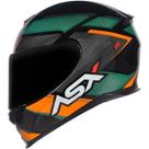 Capacete Asx Eagle Fast Brilho Preto Brilhante Verde Grafite Esportivo Moto Capacete Asx Eagle Fast Brilho Preto Brilhante Verde Grafite Esportivo Moto