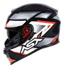 Capacete asx eagle fast gloss black/gray/red 58 Capacete asx eagle fast gloss black/gray/red 58