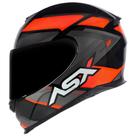 Capacete ASX Eagle Fast Preto Brilho / Vermelho / Grafite