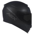 Capacete asx eagle solid com viseira fumê