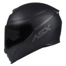 Capacete Asx Eagle Solid Fosco Preto/Cinza