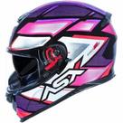 Capacete Asx Eagle Sv Fast Brilho Preto / Lilas / Rosa Capacete Asx Eagle Sv Fast Brilho Preto / Lilas / Rosa