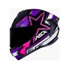 Capacete Asx Esportivo Draken Pilot Lilás XXL 63/64 Capacete Asx Esportivo Draken Pilot Lilás XXL 63/64