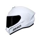 Capacete Axxis Draken branco nº 59/60 Capacete Axxis Draken branco nº 59/60