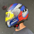 Capacete Axxis Eagle Tecno Matt Black Red Blue