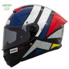 Capacete axxis hummer b flex bco/az/vm t-58