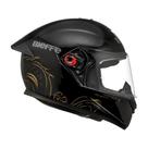 Capacete B12 Imperium Preto e Dourado ~ Bieffe