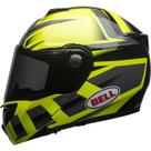 Capacete bell srt modular hi viz green black 56