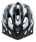 Capacete Bicicleta Ciclismo In Mold Ajustável Preto/Branco