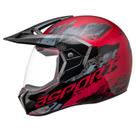Capacete Bieffe 3 Sport Pala Rusty Vermelho Moto Masculino