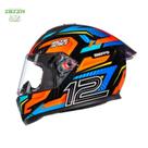 Capacete bieffe b-12 misano pto/lar t-58
