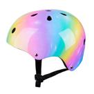 Capacete Bienbee Kids Bike Skate Rainbow Girls 3-14 anos