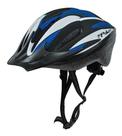 Capacete Bike Poker Out Mold Windstorm Com Led Preto Azul Branco