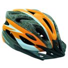 Capacete Ciclismo Bicicleta Mtb Bike Speed Com Led Ajustável Cor:LaranjaTamanho:M