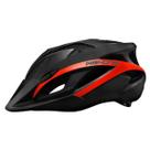 Capacete Ciclismo MTB High One Win Preto/Vermelho C/ Luz