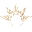 Capacete COSUCOS Golden Halo Crown Spiked Sunburst