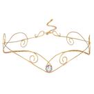 Capacete CoteEza Fairy Circlet Viking Crown Gold Tiara