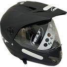 Capacete Cross Vision Com Oculos 60 Preto Fosco HELT