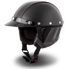 Capacete custom pro tork coquinho solid preto tam. único