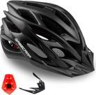 Capacete de bicicleta Basecamp BC-10 para homens e mulheres com luz LED