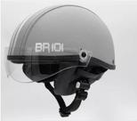 Capacete de Bicicleta Coquinho BR 101 Cinza Vision Cristal M