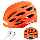 Capacete de bicicleta Gudook Adult com luz LED recarregável USB Capacete de bicicleta Gudook Adult com luz LED recarregável USB
