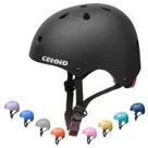 Capacete de bicicleta infantil CELOID para meninos e meninas de 5 a 9 anos, preto