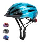 Capacete de bicicleta infantil EXCLUSKY com luz ajustável de 50-57 cm