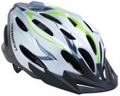 Capacete de bicicleta Schwinn Traveler para homens e mulheres adultos branco/verde