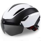 Capacete de bicicleta Shinmax BC-001 para homens e mulheres com óculos