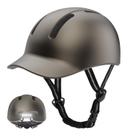 Capacete de bicicleta Shinmax, boné de beisebol leve para adultos, cinza