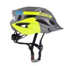 Capacete de Ciclismo GTA InMold com Viseira e Sinalizador Ajustável 5862cm 18 Ventilações Capacete de Ciclismo GTA InMold com Viseira e Sinalizador Ajustável 5862cm 18 Ventilações