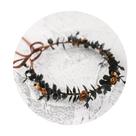 Capacete de flores Fairy Hair Wirath Crown para mulheres - preto