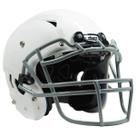 Capacete de Futebol Americano Schutt Youth Vengeance A11, Máscara VROPO TRAD Anexada, Médio, Branco