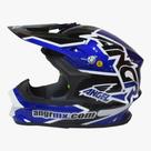 Capacete de moto angr wind flow 2022 blue - angrmx