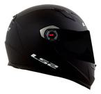 Capacete De Moto Ls2 Ff358 Monocolor Preto Fosco Matte Black Desenho:Monocolor/PretoTamanho do capacete:58Cor:PretoGe