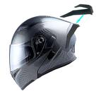 Capacete de motocicleta 1Storm HB89 Fiber Carbon Fiber Black Tamanho M