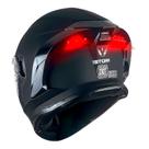 Capacete de motocicleta 1Storm LED-X90 modular Full Face Matt Black