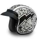 Capacete de motocicleta Daytona Helmets 3/4 Shell Open Face DOT