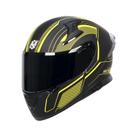 Capacete de motocicleta HAX Full Face Dual Rear Wing DOT (M)