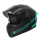 Capacete de motocicleta HAX Obsidian Full Face Dual Visor Adult M Capacete de motocicleta HAX Obsidian Full Face Dual Visor Adult M