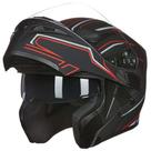 Capacete de motocicleta ILM 902 Dual Visor Flip up Modular DOT