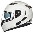 Capacete de motocicleta ILM 953PRO Bluetooth Integrado XXL Branco Capacete de motocicleta ILM 953PRO Bluetooth Integrado XXL Branco