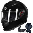 Capacete de motocicleta ILM Full Face com lenço de pescoço de inverno DOT